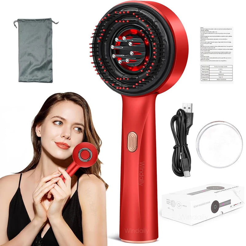 Red Light Massager Comb