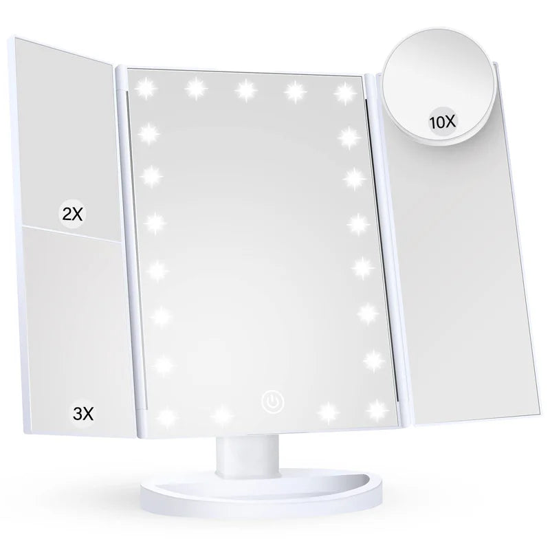 Smart Foldable Makeup Mirror
