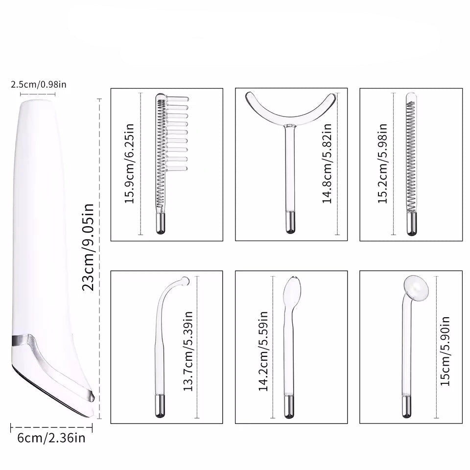 Electrotherapy Face Wand Set