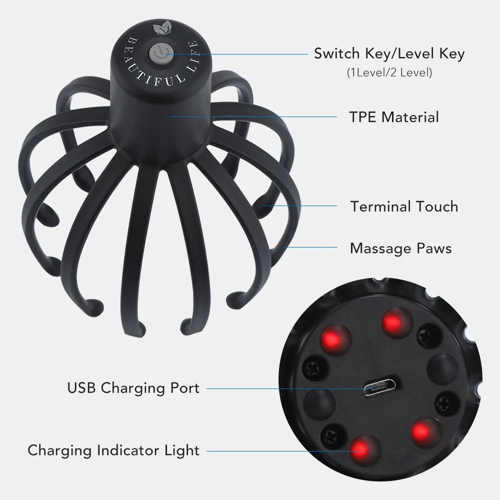 Octopus Electric Scalp Massager