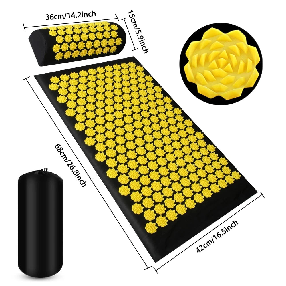Acupressure Massage Mat Set