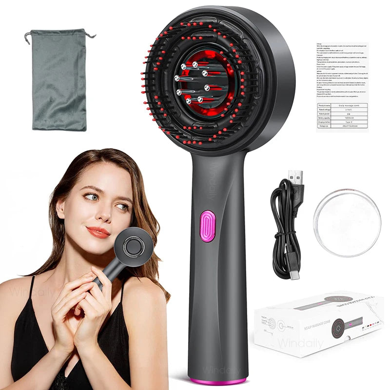 Red Light Massager Comb