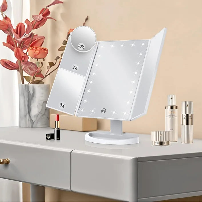 Smart Foldable Makeup Mirror