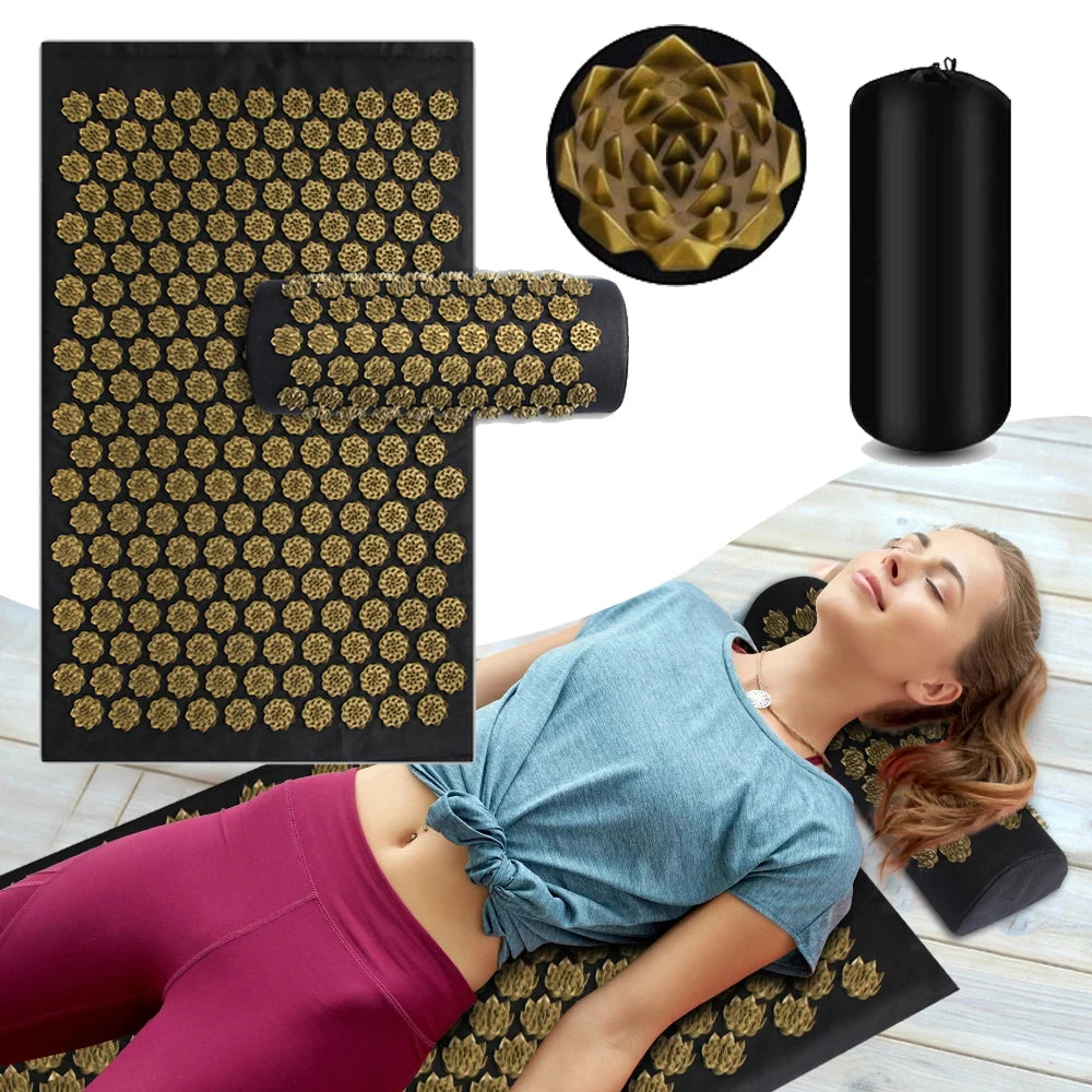 Acupressure Massage Mat Set